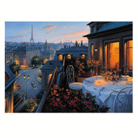 Rompecabezas Balcon Vista Paris 1000 Piezas Ravensburger - 1