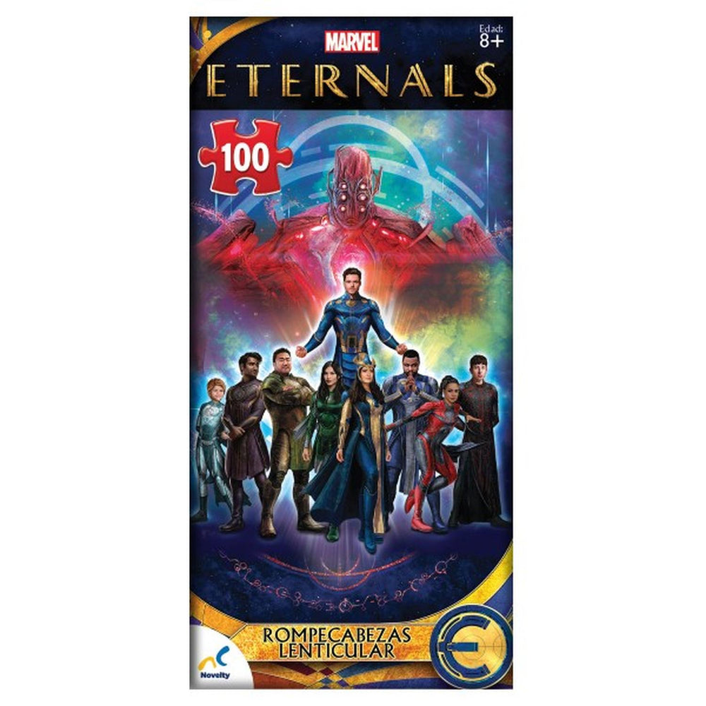 Rompecabezas Lenticular Eternals 100 Piezas Marvel