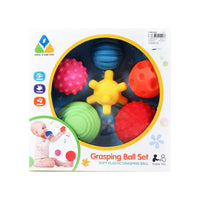 Set de 6 piezas de pelotas de plástico suaves con texturas son uno de los mejores juguetes para bebe - 2
