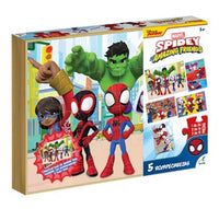 Rompecabezas 5 en 1 Spidey y sus Amigos - 5