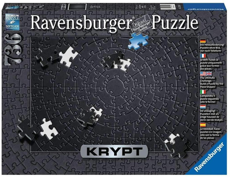 Rompecabezas Todo Negro 736 Piezas Ravensburger