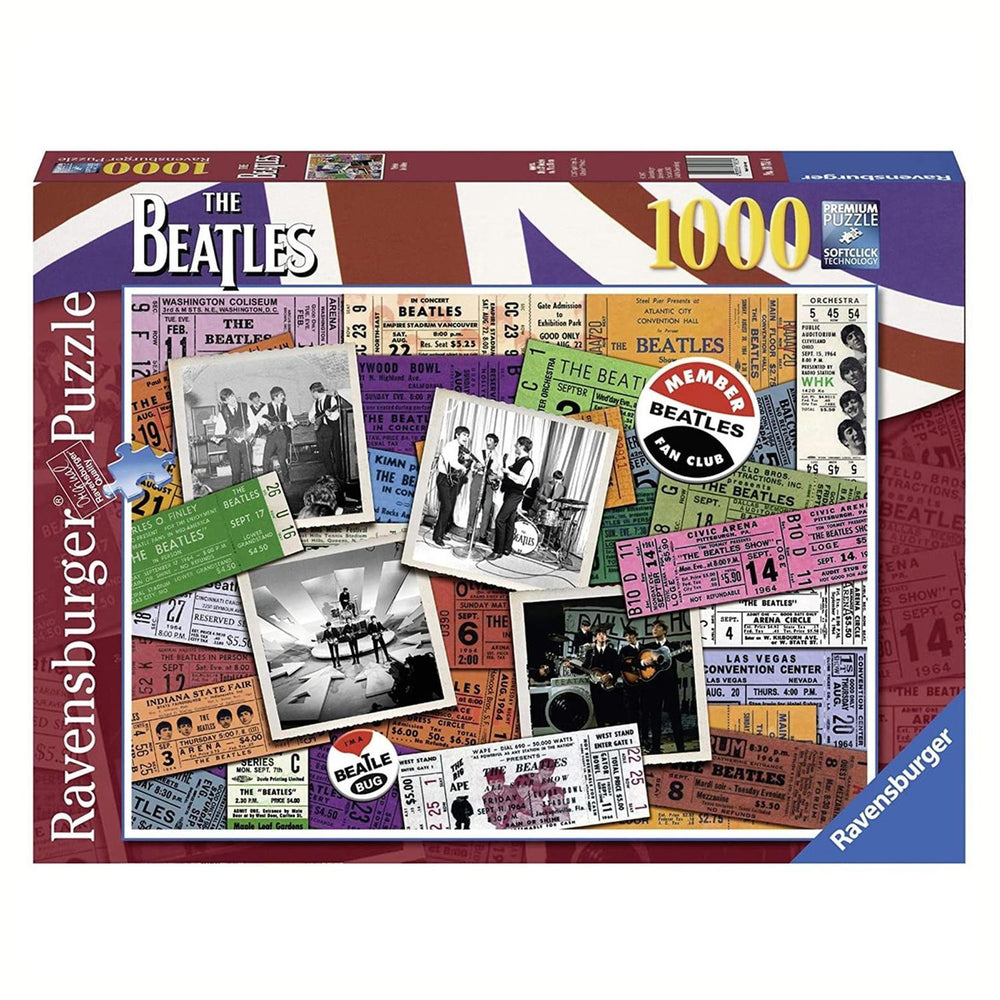 Rompecabezas Tickets Concierto Beatles 1000 Piezas Ravensburger