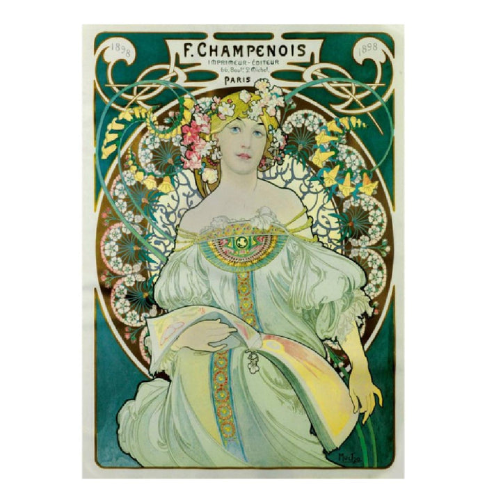 Rompecabezas Daydream   Mucha  1897 Bluebird 1000 Piezas