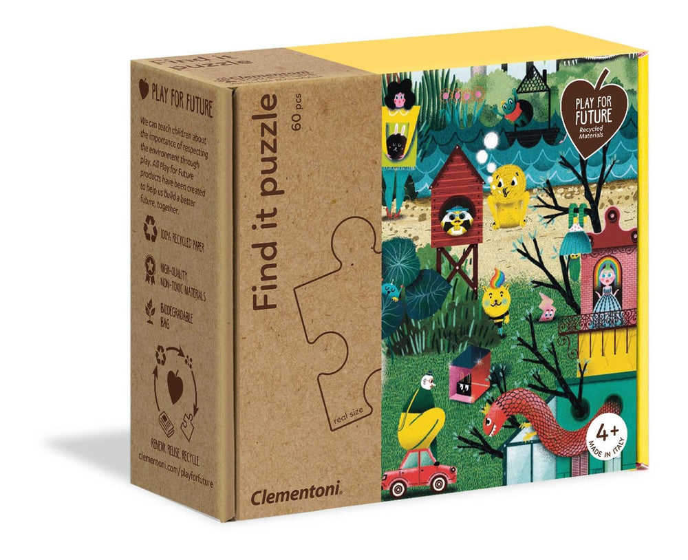 Rompecabezas 60 Mi Jardin + 33 Tarjetas (Find It Puzzle Go Green)