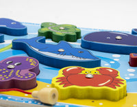 Juego De Pesca De Madera Didáctico 8 Piezas Infantil - 3