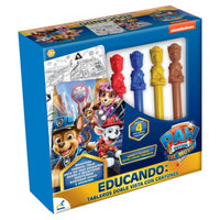 Tablero Doble Vista Con Crayones Paw Patrol armar Y Colorear - 3