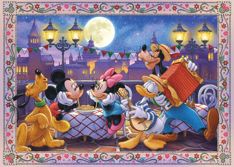 Rompecabezas Cena Romatica Mickey Y Minnie 1000 Piezas Ravensburger