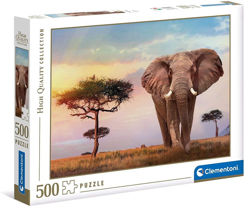 Rompecabezas Atardecer En Africa 500 Piezas Clementoni