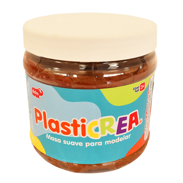 Plasticrea Cafe Masa Suave Para Modelar 1 Kg