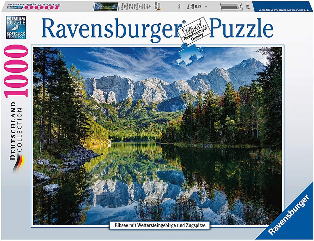 Rompecabezas Lago Eibsee Entre Montañas 1000 Piezas