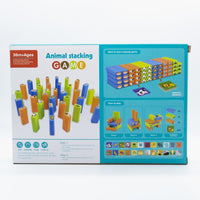 Torre Apilable Para Bebes Animales Educativo 48 Pz - 7