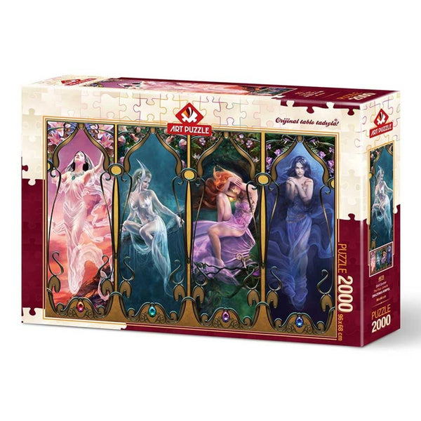 Rompecabezas Las Cuatro Joyas 2000 Piezas Arte Puzzle