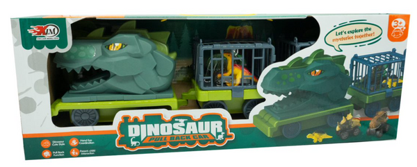 Camión De Juguete De Dinosaurios Tren De Transporte De Dinosaurios
