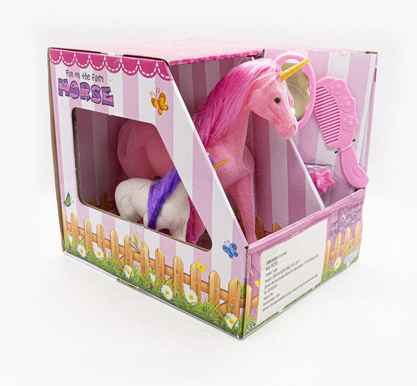 Set de 2 Unicornios con Accesorios y Establo