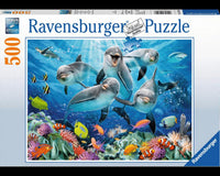 Delfines Arrecife De Colores Rompecabezas De 500 Piezas Ravensburger - 2