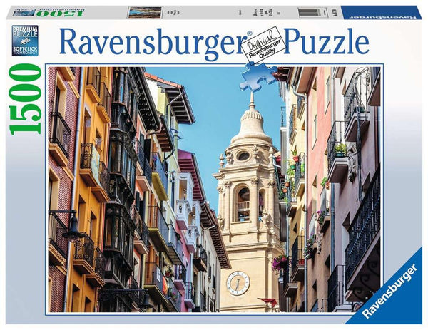ROMPECABEZAS PAMPLONA, ESPAÑA 1500 PIEZAS, RAVENSBURGER