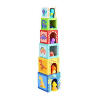 Juego De Bloques Apilables- Dinosaurios 12 Pz Nesting Boxes - 3