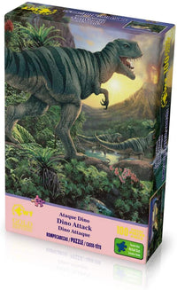 Rompecabezas Dinosaurios 100 Pz Wuundentoy - 1
