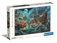 Rompecabezas La Batalla de los Piratas 6000 piezas Clementoni - 1
