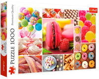 ROMPECABEZAS COLLAGE DE POSTRES 1000 PIEZAS TREFL - 1