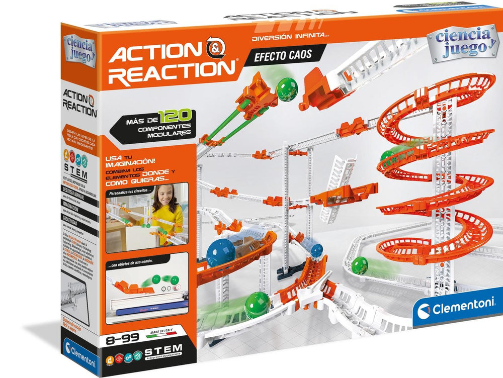 Juego Acción y Reacción más de 120 componentes STEM Ciencia