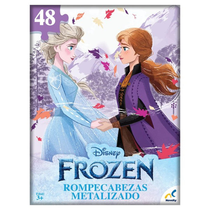 Rompecabezas Metalizado Frozen Disney 48 Piezas