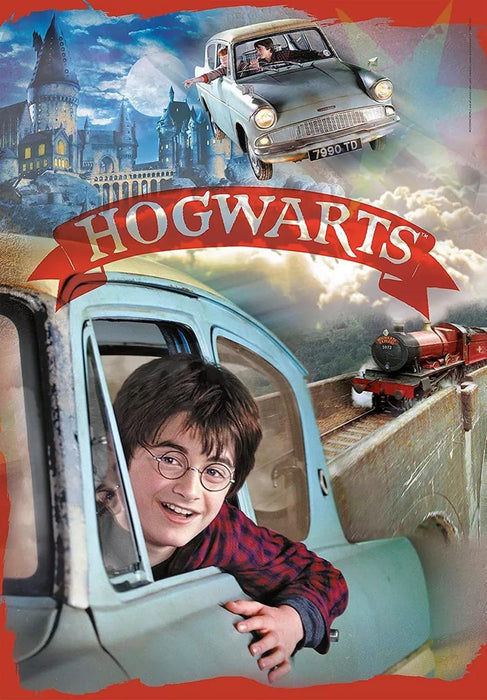 Rompecabezas marca clementoni modelo Harry Potter Camino A Hogwarts Ford Angle 104 Piezas
