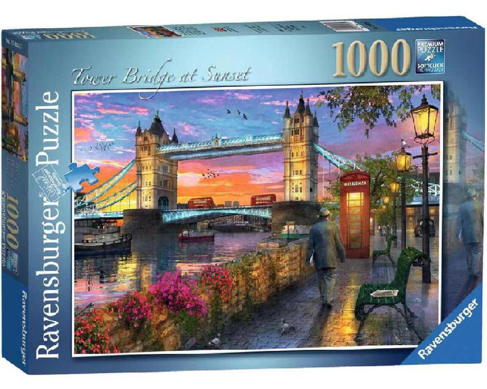 Rompecabezas Puente De Londres Al Atardecer 1000 Ravensburger