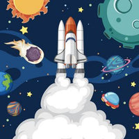 Kit Pinta Por Numero Mision Espacial DIY Arte - 1