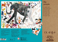 Rompecabezas Animales 24 Pz (Puzzle Piso Go Green) Clementoni - 2