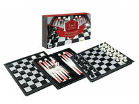 Set 3 En 1 Magnetico Ajedrez, Damas Y Backgammon - 2
