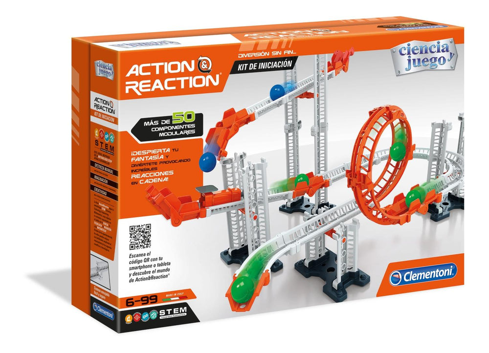 Kit De Inicio Starter Set Action Reaction Ciencia Y Juego Stem Clementoni
