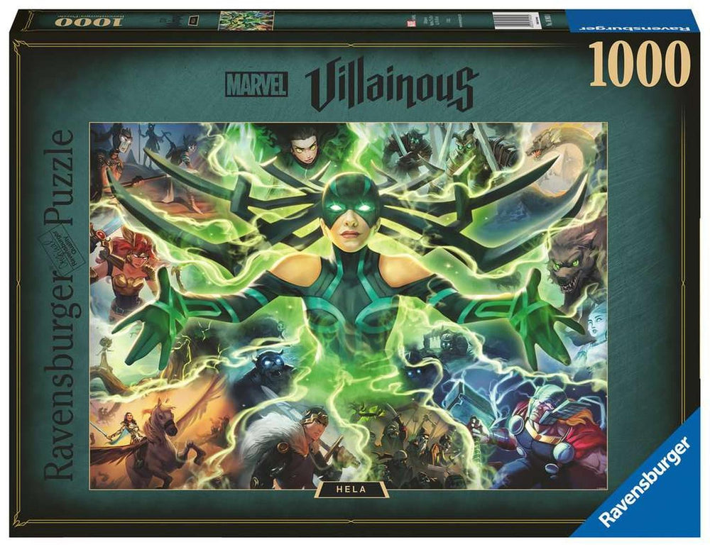 Rompecabezas Marvel Villanos HELA 1000 piezas Ravensburger