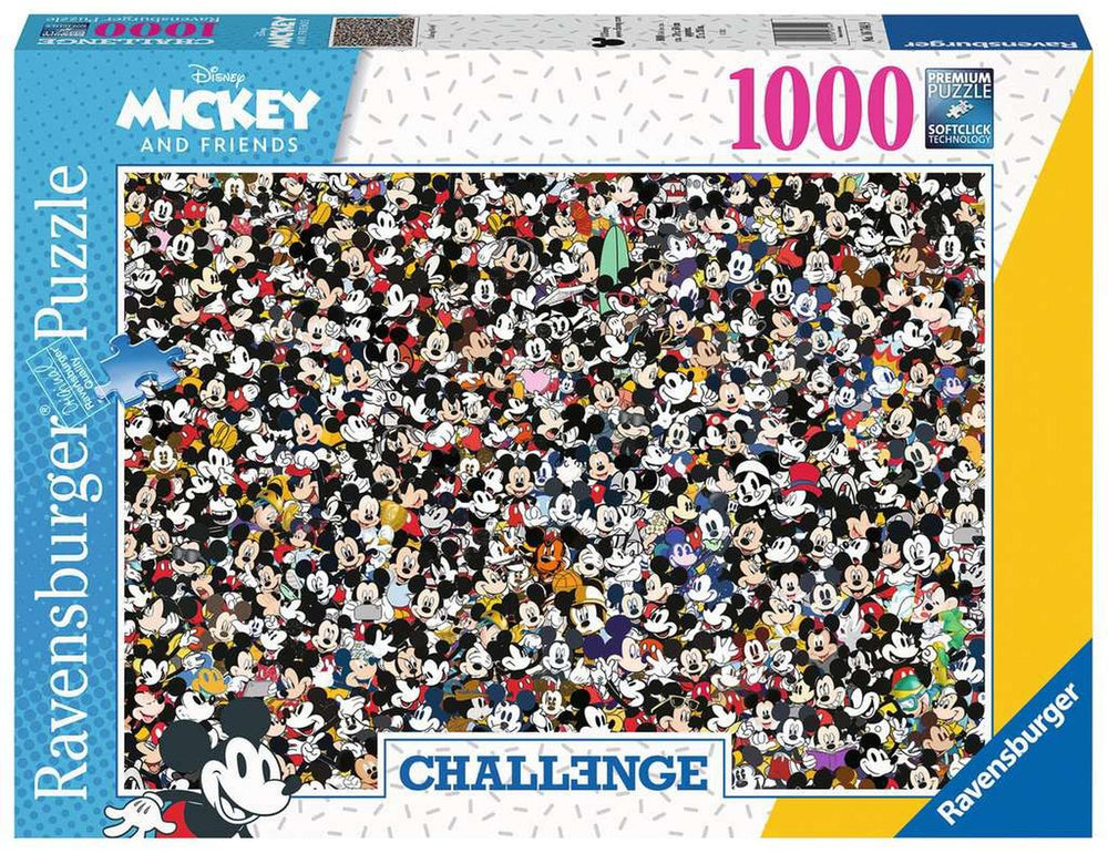 Rompecabezas Challenge Mickey 1000 Piezas Ravensburger