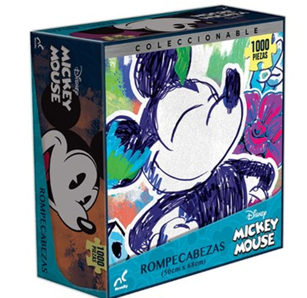 Rompecabezas Coleccionable Mickey Mouse Colores 1000 Piezas