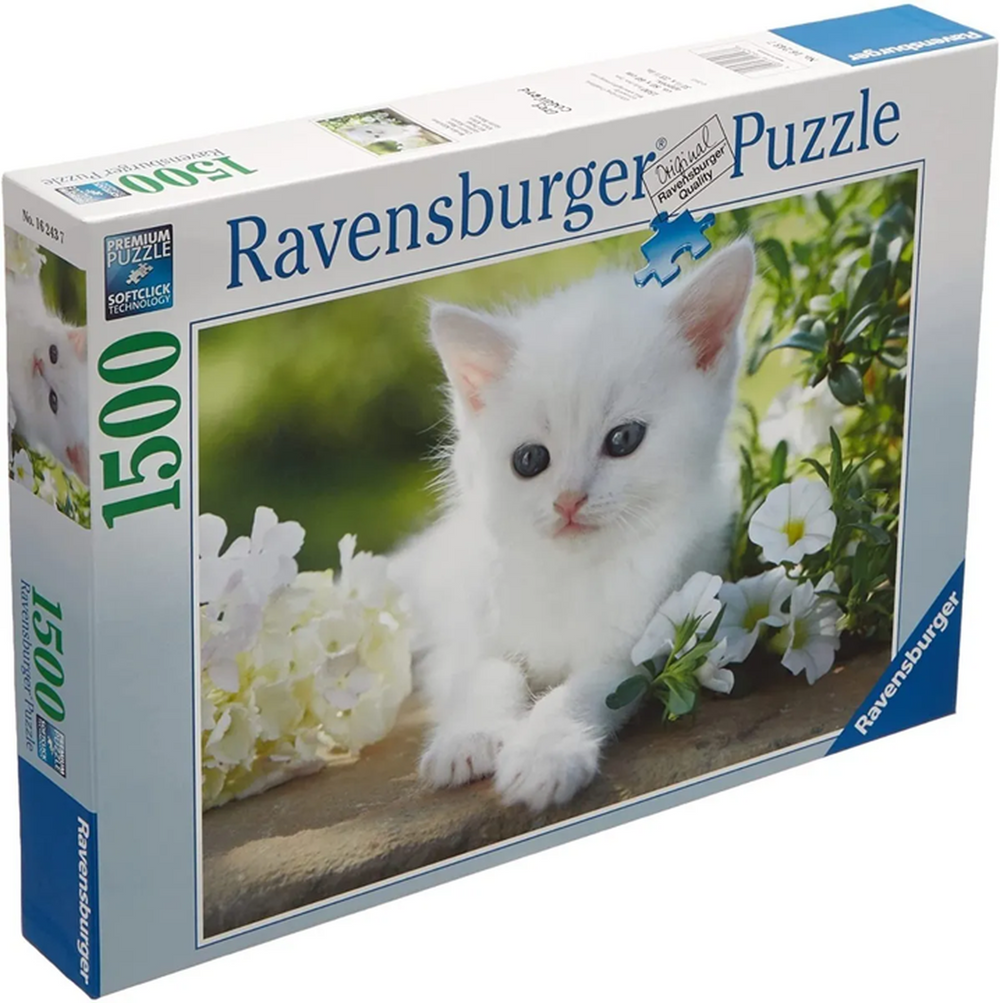 Rompecabezas Gatito Blanco 1500 piezas Ravensburger