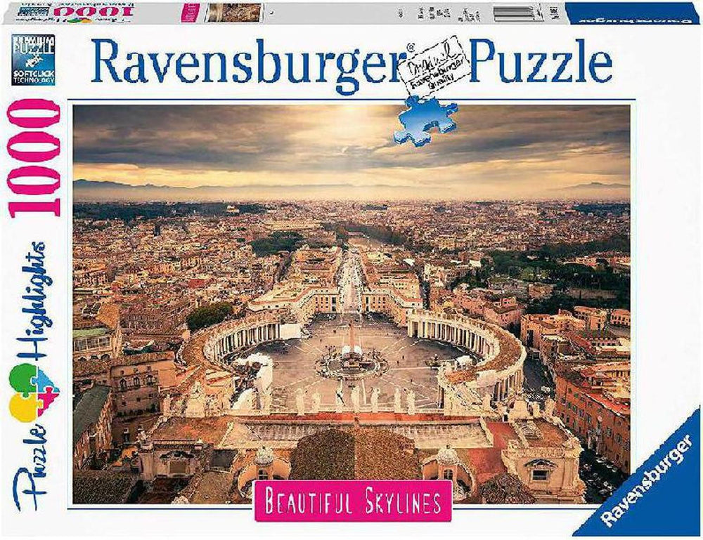 Rompecabezas Plaza De San Pedro De 1000 Piezas Ravensburger