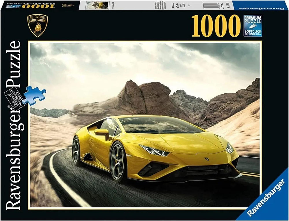 ROMPECABEZAS LAMBORGHINI AMARILLO 1000 PIEZAS RAVENSBURGER