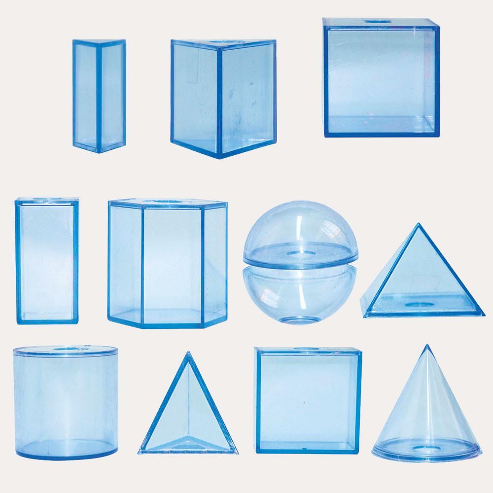 Juego Mini Cuerpos Rellenables- Geometricos 11 Pz