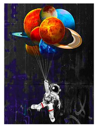 ARTE DIAMANTE ASTRONAUTA - 1