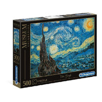 Rompecabezas Van Gogh: Noche Estrellada 500 Piezas Clementoni - 1