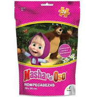 Bolsafoil Masha Y El Oso Rompecabezas De Novelty - 1