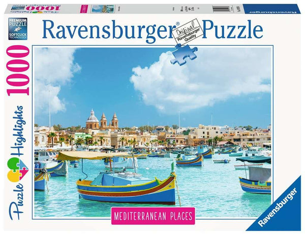 Rompecabezas Malta Mediterranea 1000 Piezas Ravensburger