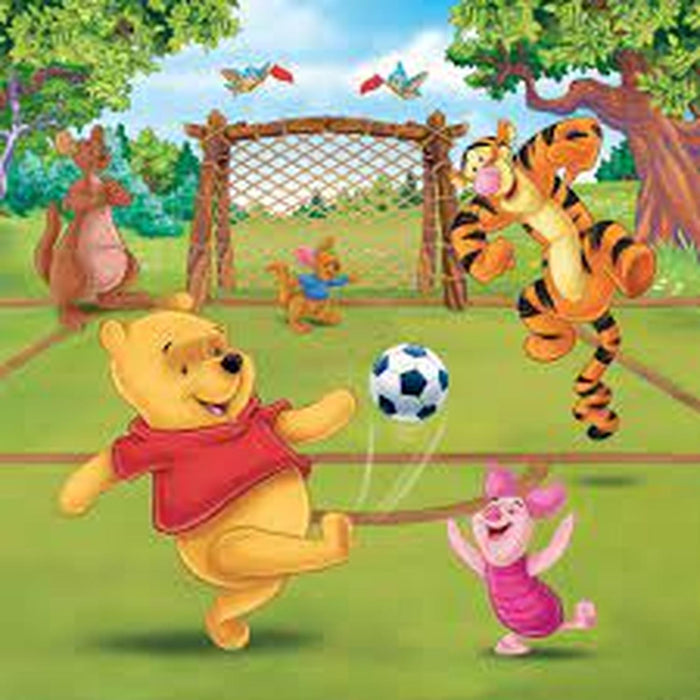 Rompecabezas 3 en 1 Winnie Pooh: Haciendo Deporte 49 Piezas Cada Uno Ravensburger