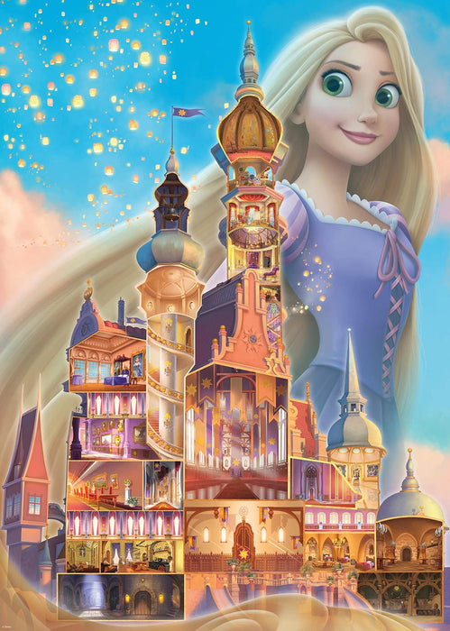 Rompecabezas Castillos Rapunzel 1000 Piezas Ravensburger