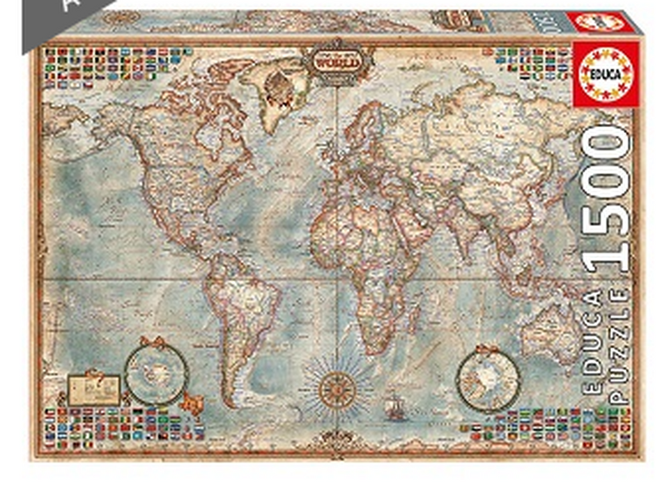 Rompecabezas Mapa Del Mundo