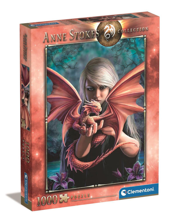 Rompecabezas Anne Stokes Dragonkin 1000 piezas Clementoni