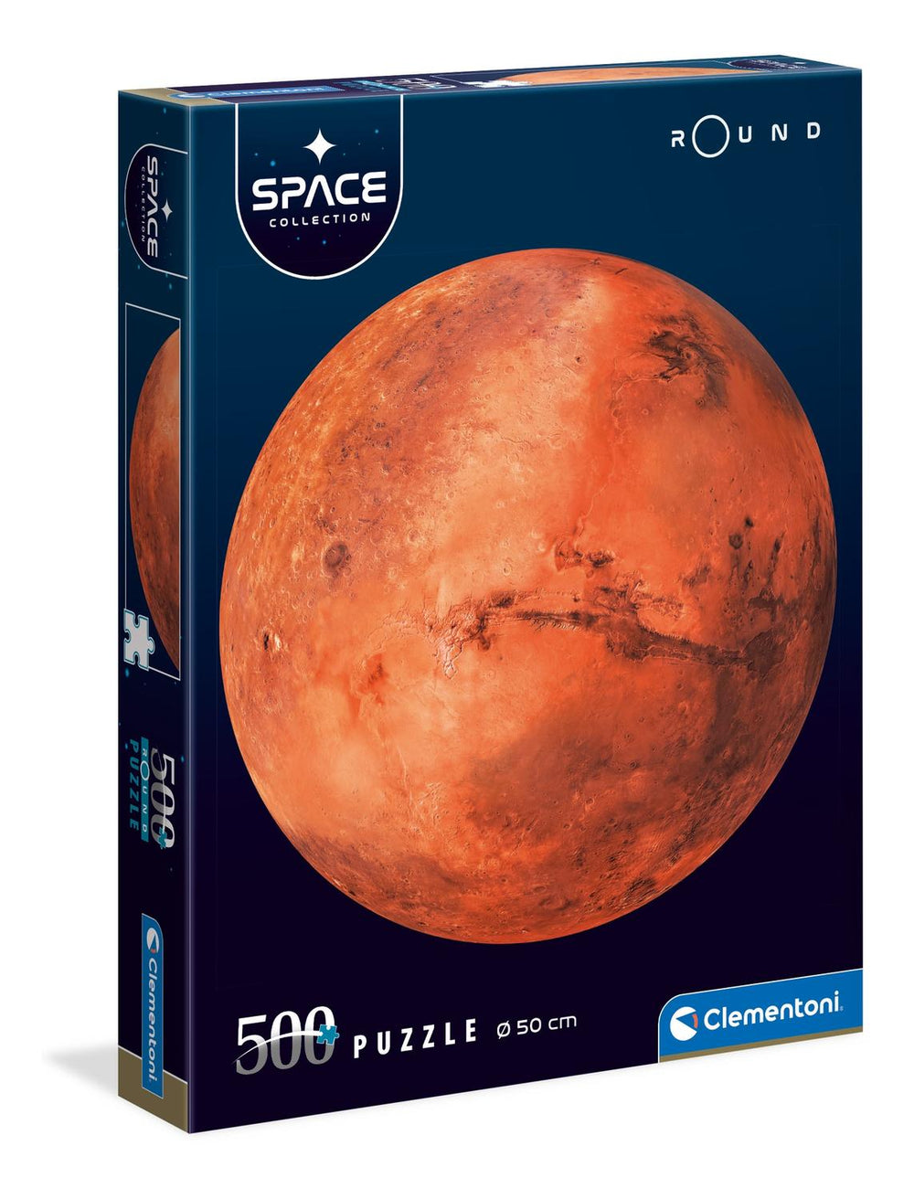 Rompecabezas NASA Espacio Marte Redondo 500 piezas Clementoni