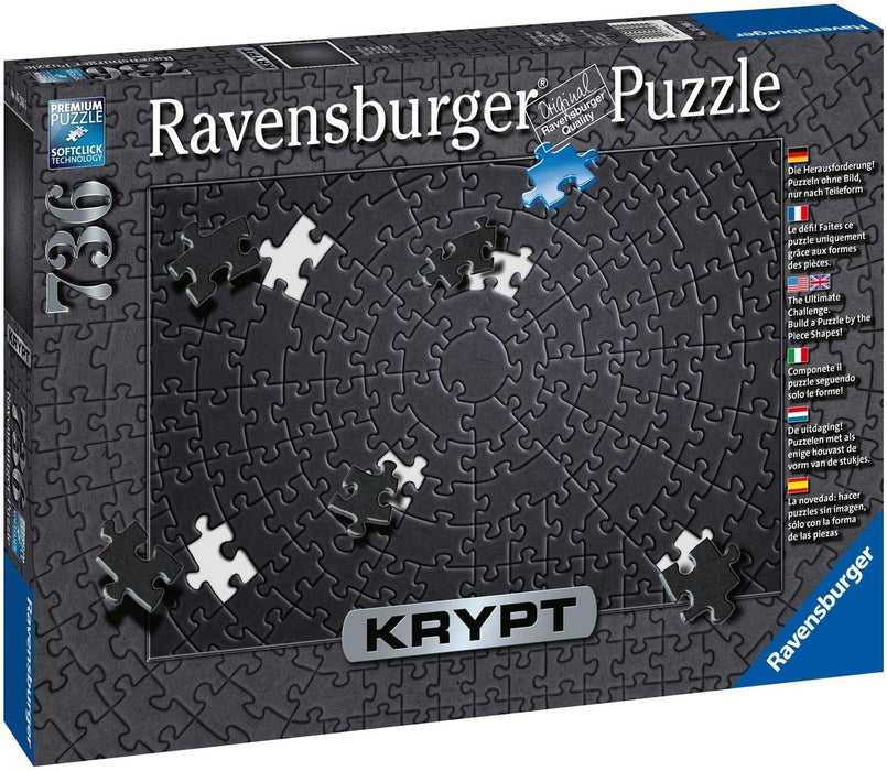 Rompecabezas Todo Negro 736 Piezas Ravensburger