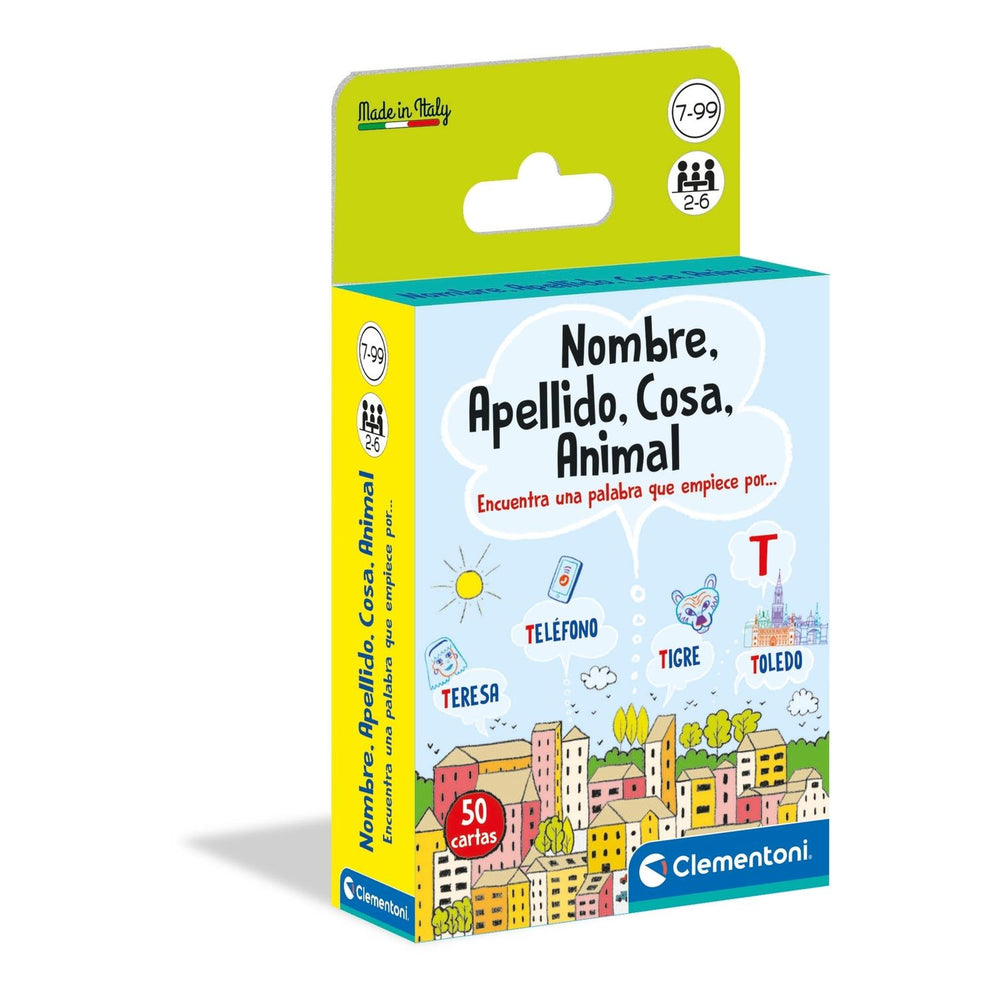 Juego De Mesa Basta Nombre Apellido Cosa Animal Familiar